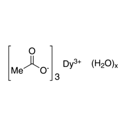 Dysprosium Acetate - CAS:15280-55-4 - Dysprosium triacetate tetrahydrate, Acetic acid, dysprosium salt, Dysprosium(III) acetate hydrate